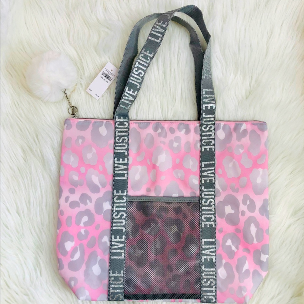 Justice Zipped Tote Bag